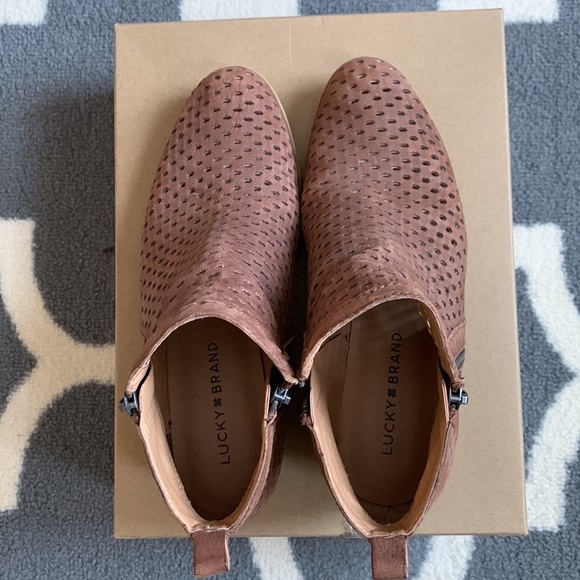Womens Lucky Brand perforated Booties - Picture 6 of 7